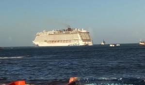 El puerto Taino Bay dice que trabajan para que crucero siga su curso