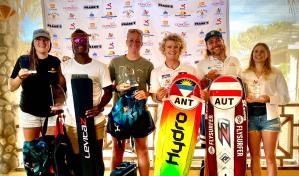 Tiger Tyson de Antigua Campeón Fórmula Kite Grand Prix