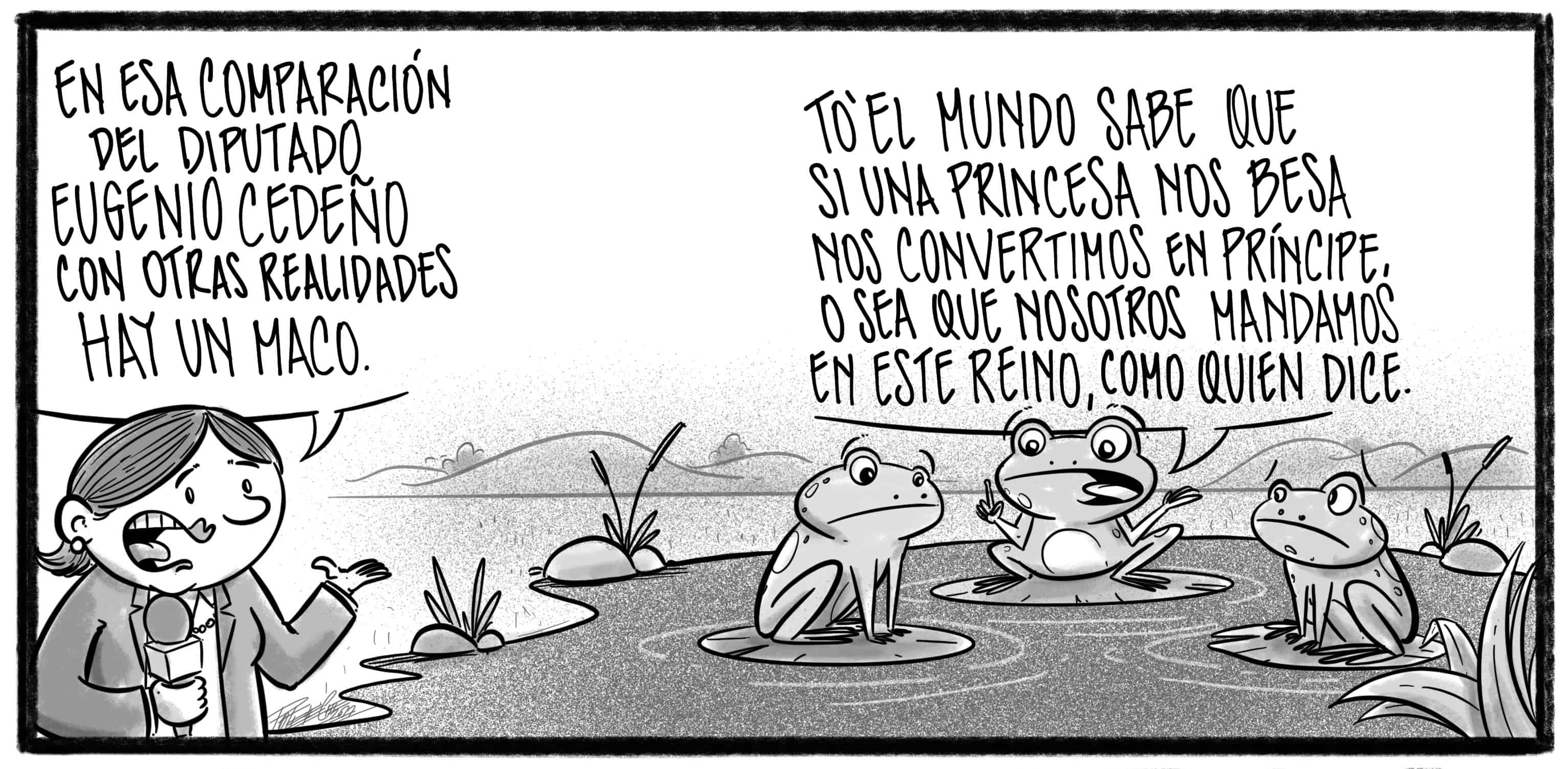 Caricatura de Noticiero Poteleche 17 marzo 2022