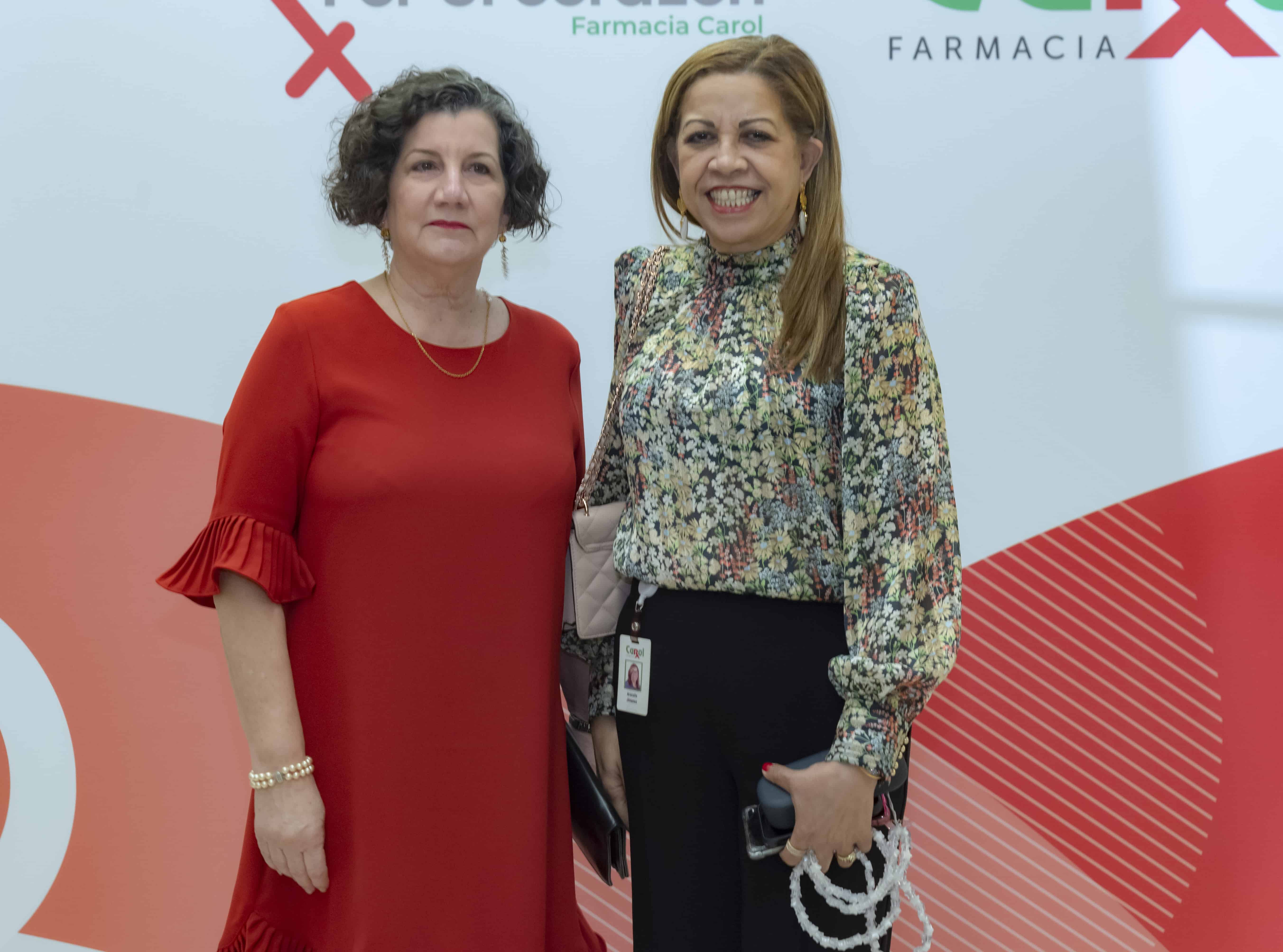 Lucía Báez y Aracelis Jiménez.