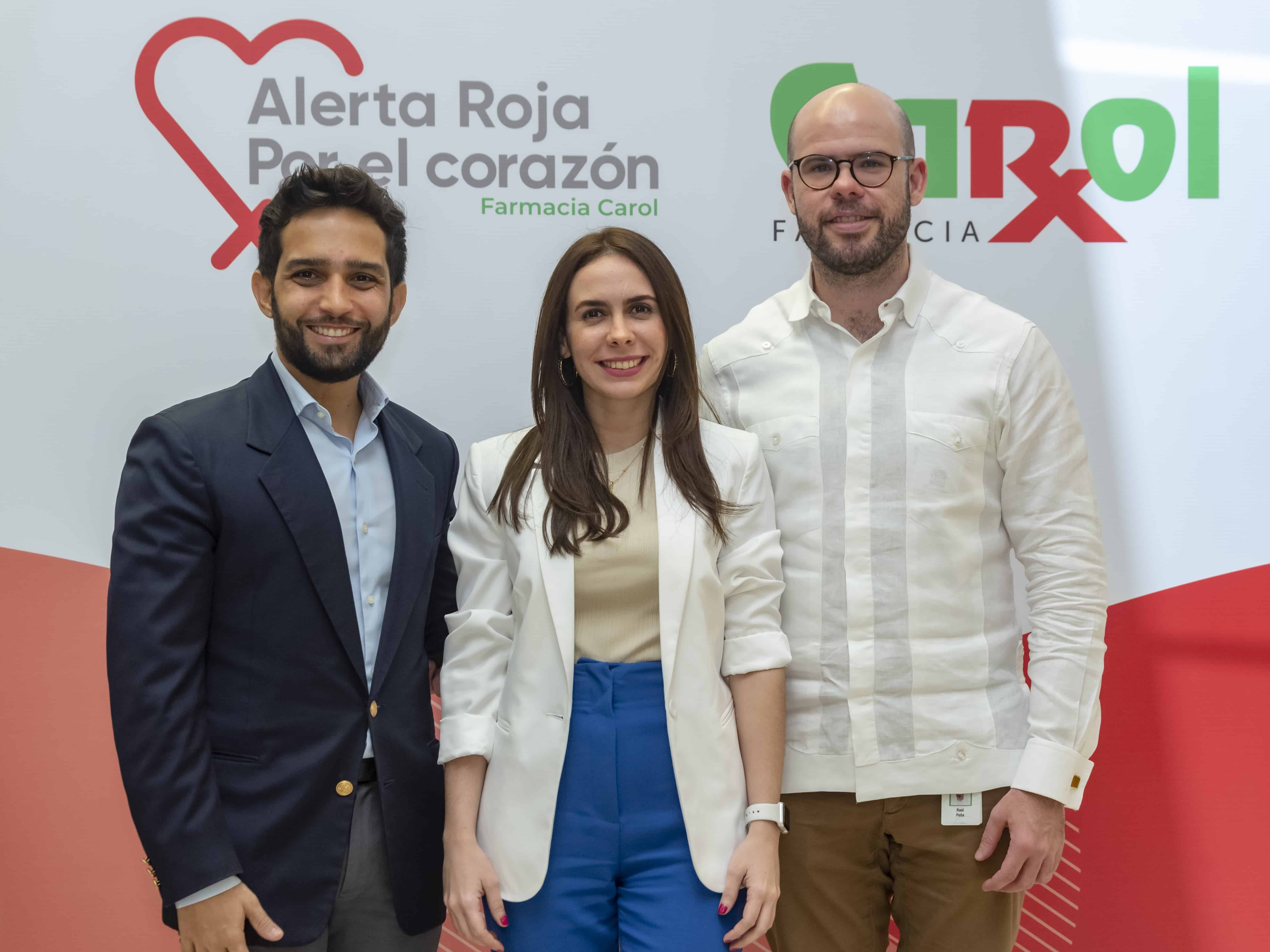 José Eduardo Castillo, Yessica Valera y Raúl Peña.