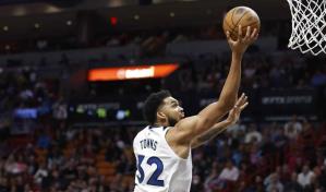 Las 10 mejores de la NBA; dominicano Towns brilla en paliza a Lakers