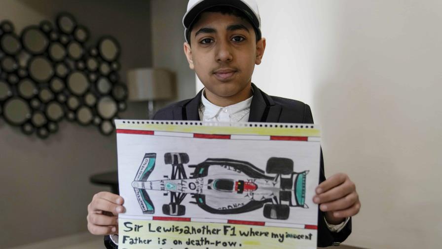 Hijo de sentenciado a muerte pide ayuda a Lewis Hamilton Hijo de sentenciado a muerte pide ayuda a Lewis Hamilton