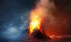 Hielo antiguo revela erupciones volcánicas gigantescas del pasado