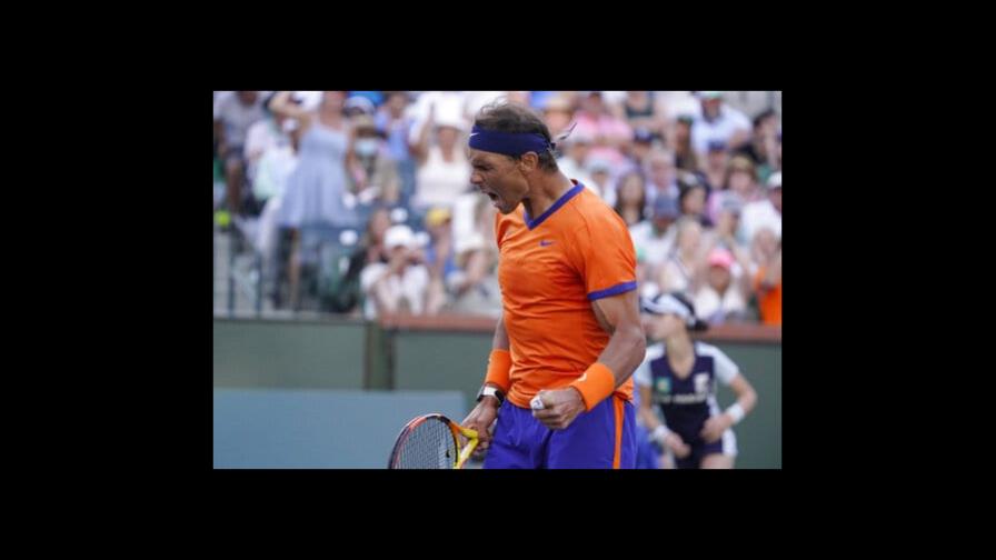 Nadal llega a 19-0 este año; vence a Kyrgios en Indian Wells