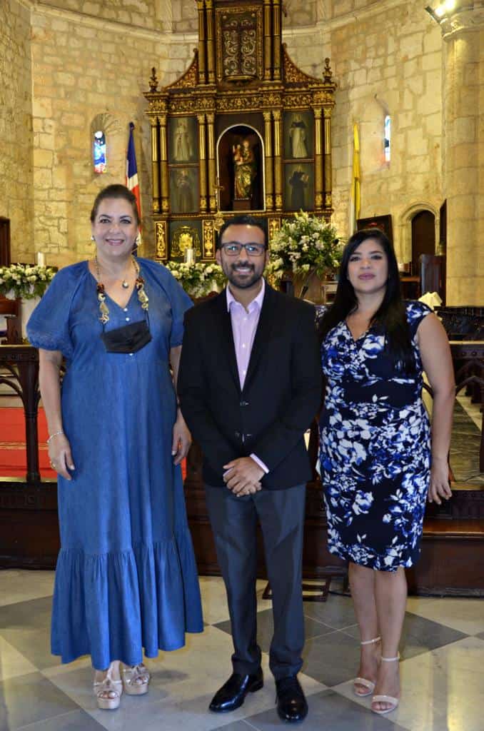 Saraida De Marchena, Ricardo Pichardo y Noelia Arias.