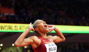 Yulimar Rojas bate el récord mundial en salto triple