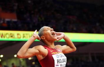 Yulimar Rojas bate el récord mundial en salto triple