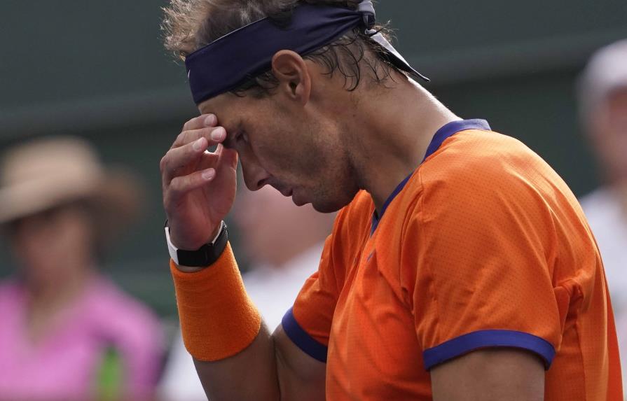 Rafael Nadal sufre lesión en las costillas, parará de cuatro a seis semanas