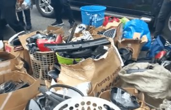 Ocupan más de mil accesorios de vehículos robados en Villa Juana