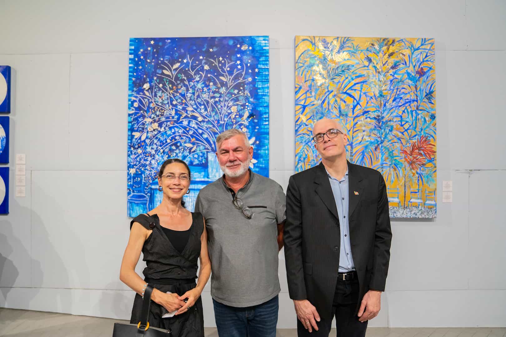 Maricarmen Rodri´guez, Jean Luis Lions y Frederic Gouwy. 