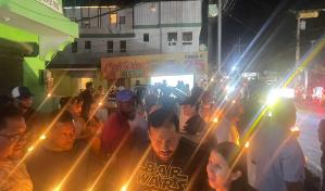 La Otra Banda de Higüey realiza encendido de velas en repudio a la construcción del relleno sanitario