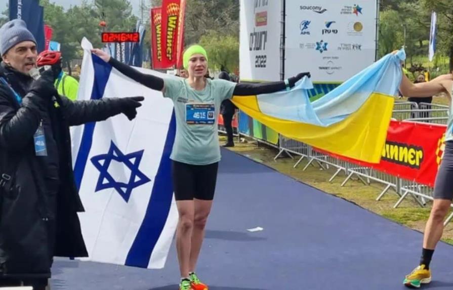 Una refugiada ucraniana gana el Maratón de Jerusalén