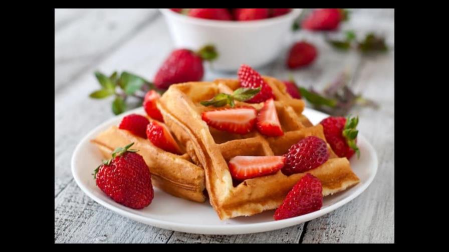 Tres recetas caseras para celebrar el Día Mundial del Waffle