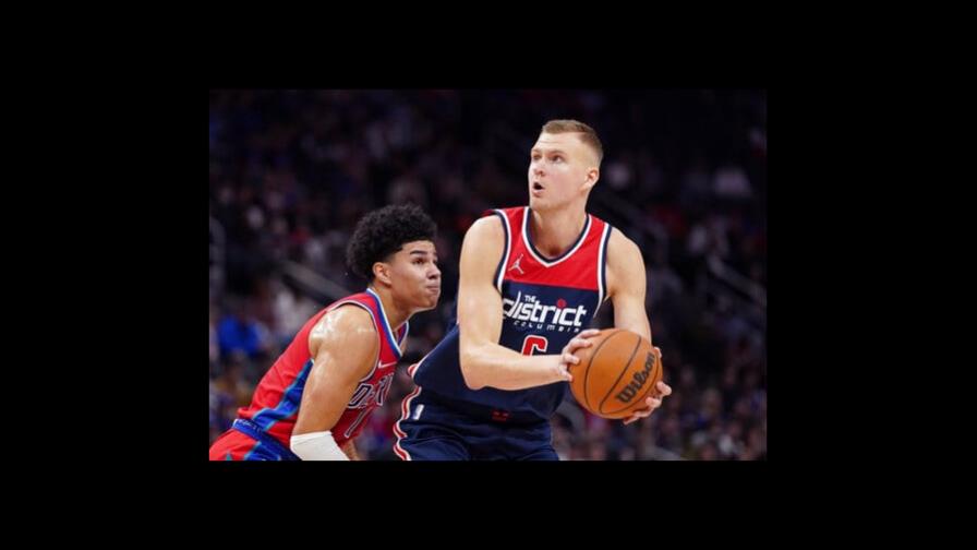 Porzingis suma 30 puntos y 10 rebotes en triunfo de Wizards