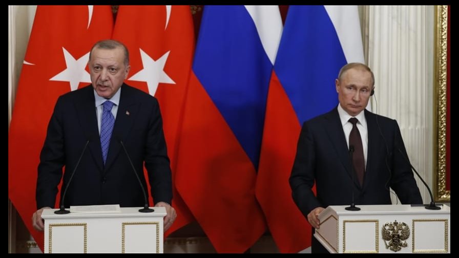 Erdogan y Putin acuerdan celebrar en Estambul negociaciones ruso-ucranianas