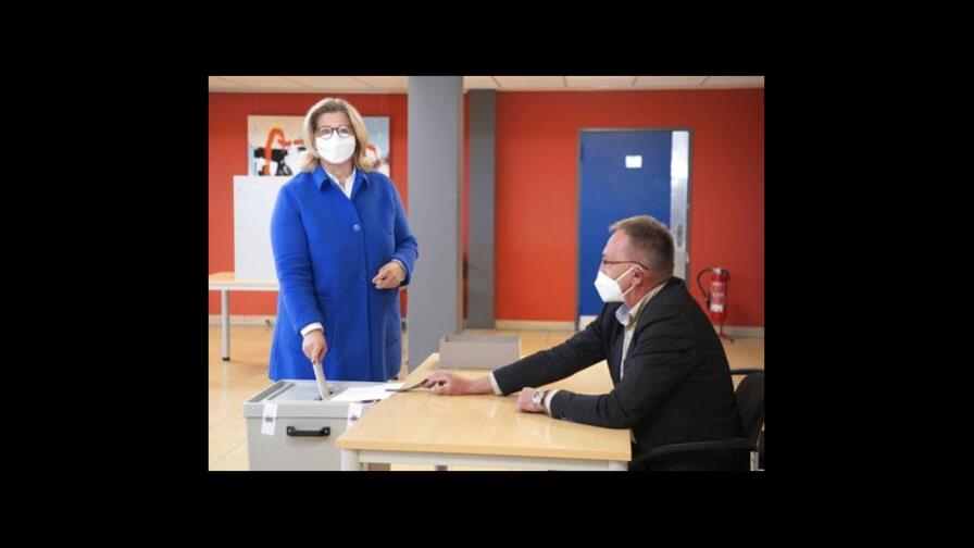 Los socialdemócratas ganan elección estatal clave en Alemania Los socialdemócratas ganan elección estatal clave en Alemania