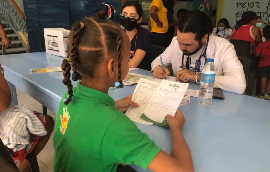 Cientos de niños de Santiago Oeste fueron beneficiados con jornada de salud