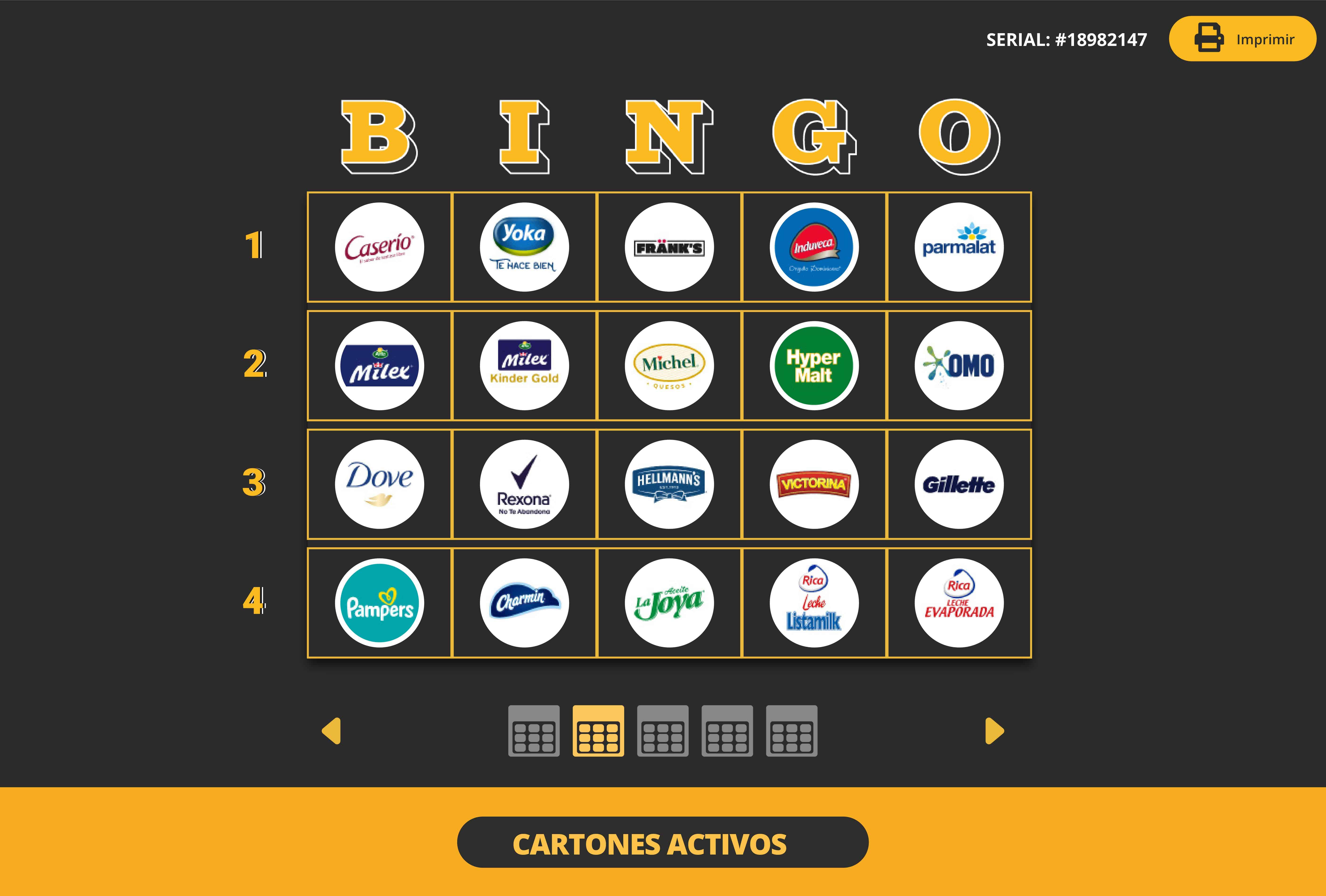 ¿Cuánto cuesta el bingo millonario?