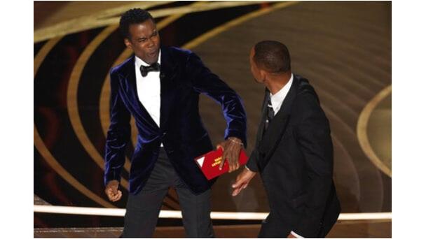 Will Smith le dio una galleta a Chris Rock durante los premios Óscar