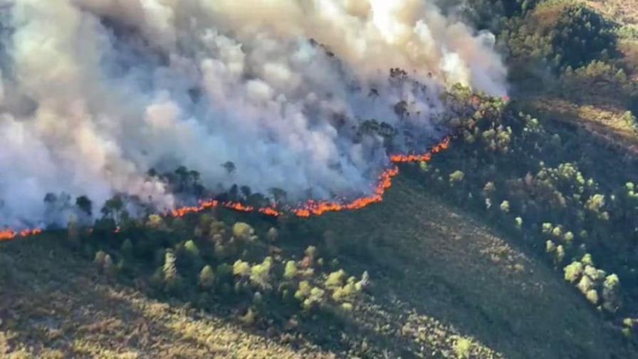 Incendio en sierra de Santiago, norte de México, ha afectado 1,200 hectáreas Incendio en sierra de Santiago, norte de México, ha afectado 1,200 hectáreas