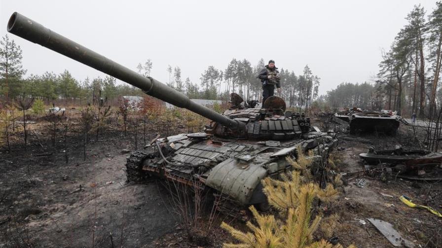 Al menos 20 cadáveres en una calle de Bucha, cerca de Kiev