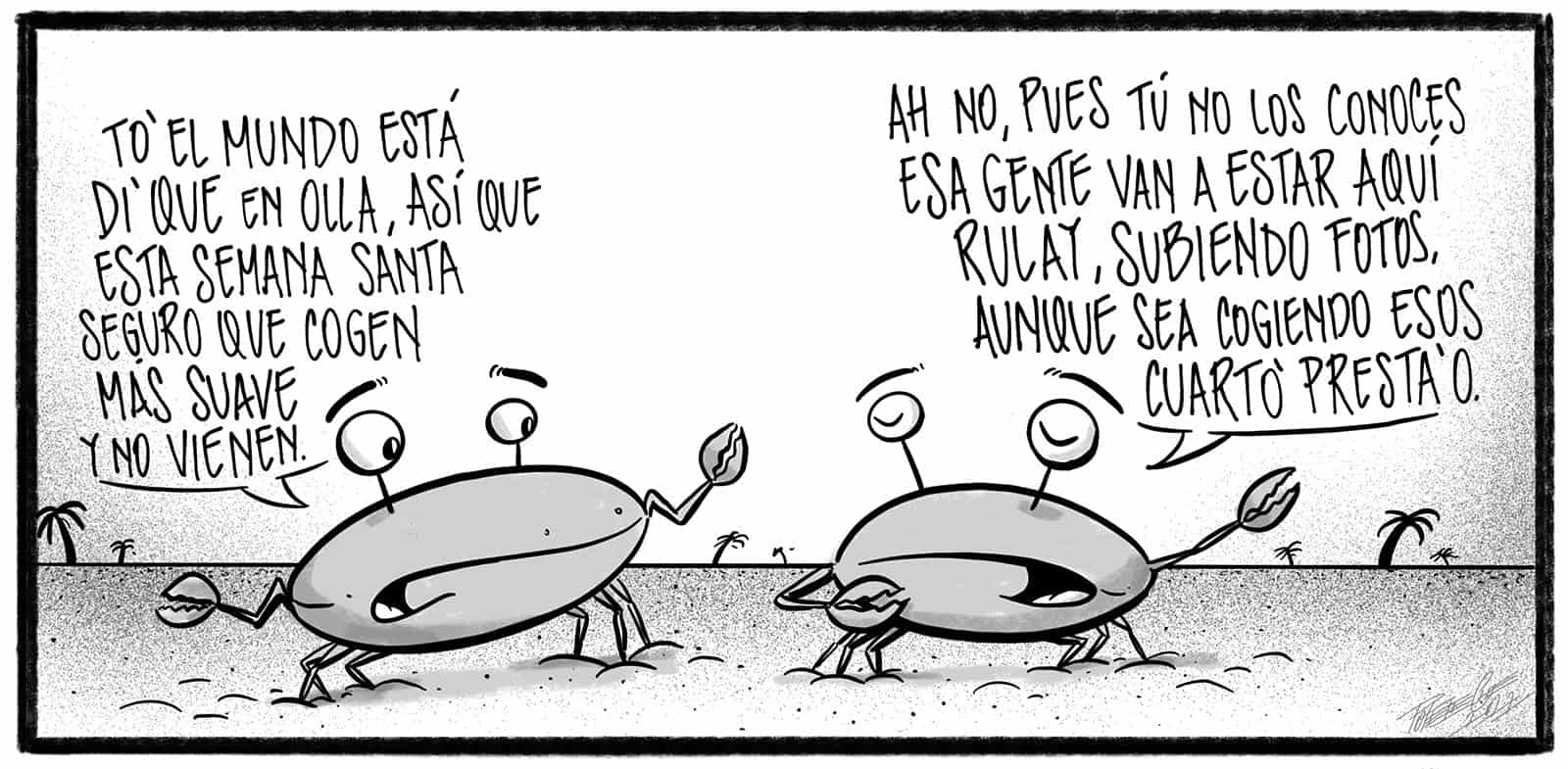 Caricatura de Noticiero Poteleche 4 abril 2022