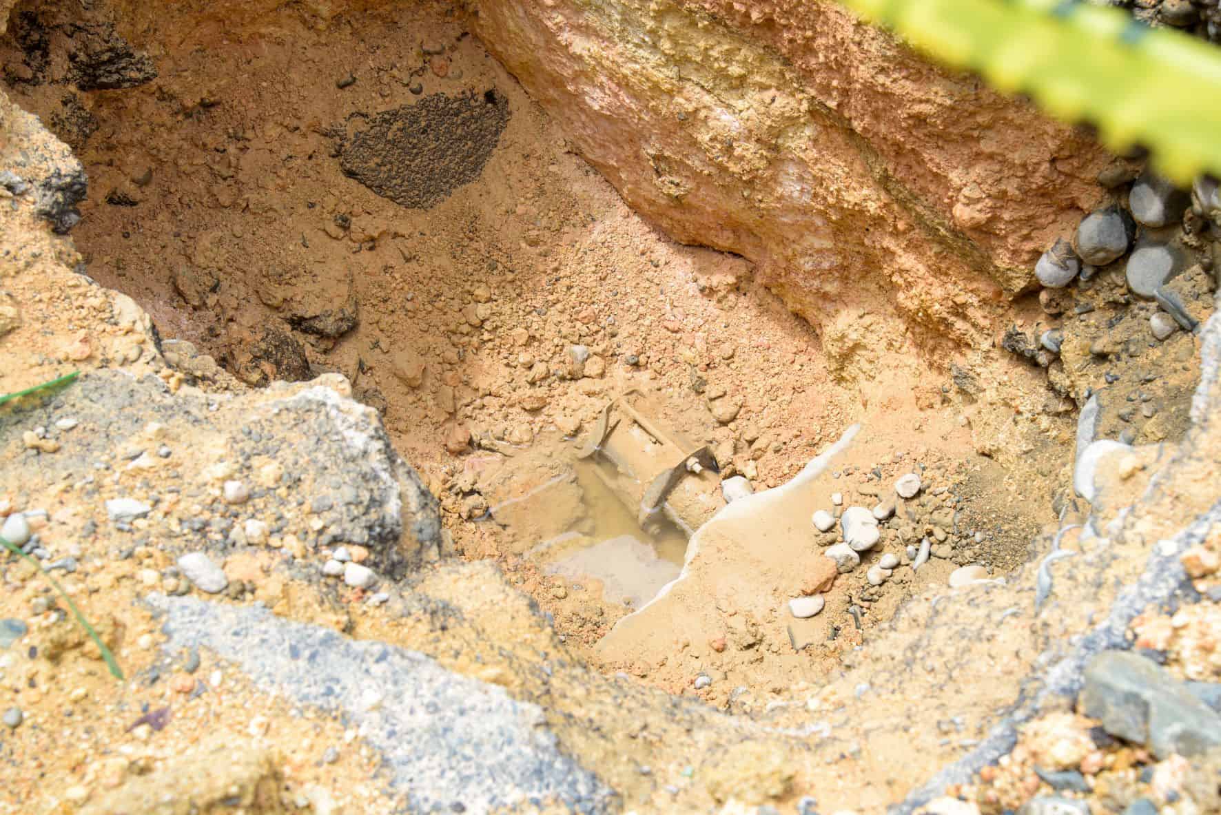 El agua tenia tiempp despediciándose