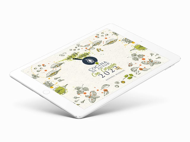 Agenda digital Cocina de Autor con Corazón 2022.