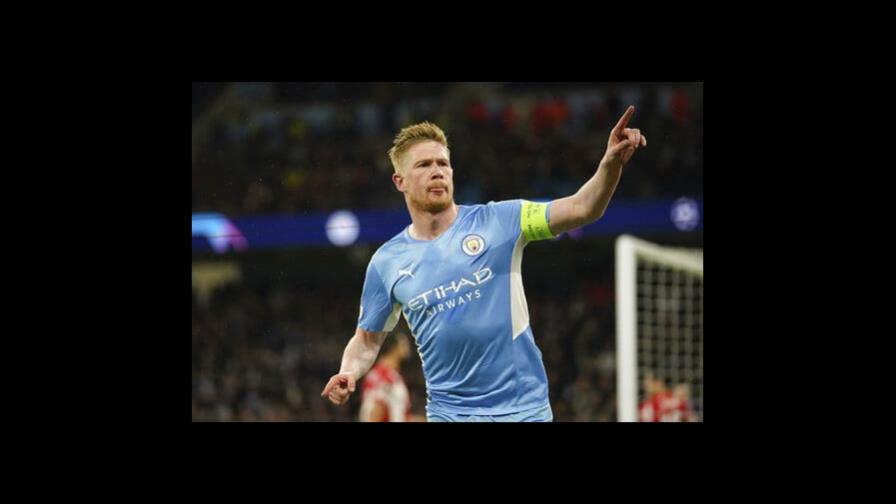De Bruyne da al City ventaja de 1-0 sobre el Atlético en la Champions