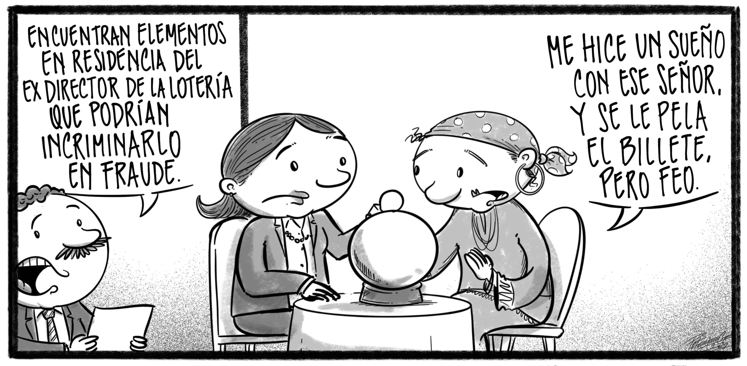 Caricatura de Noticiero Poteleche 7 abril 2022