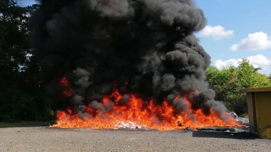 La Procuraduría quema más de 1,519 kilogramos de drogas