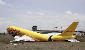 Un avión de carga sufre un accidente en aeropuerto de Costa Rica