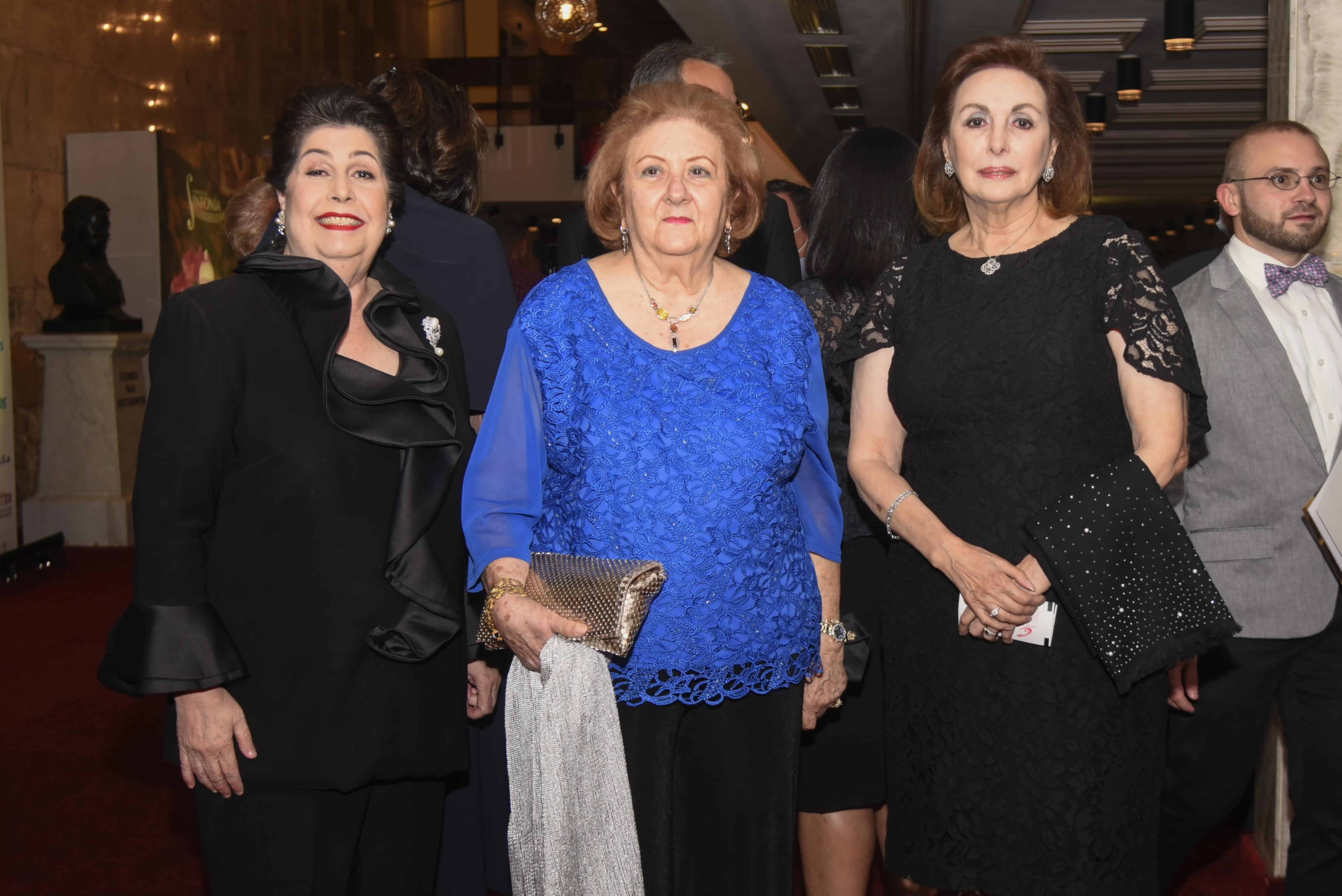 Jenny Podestá, Matilde Dargam y Rita Espaillat de Valdez.