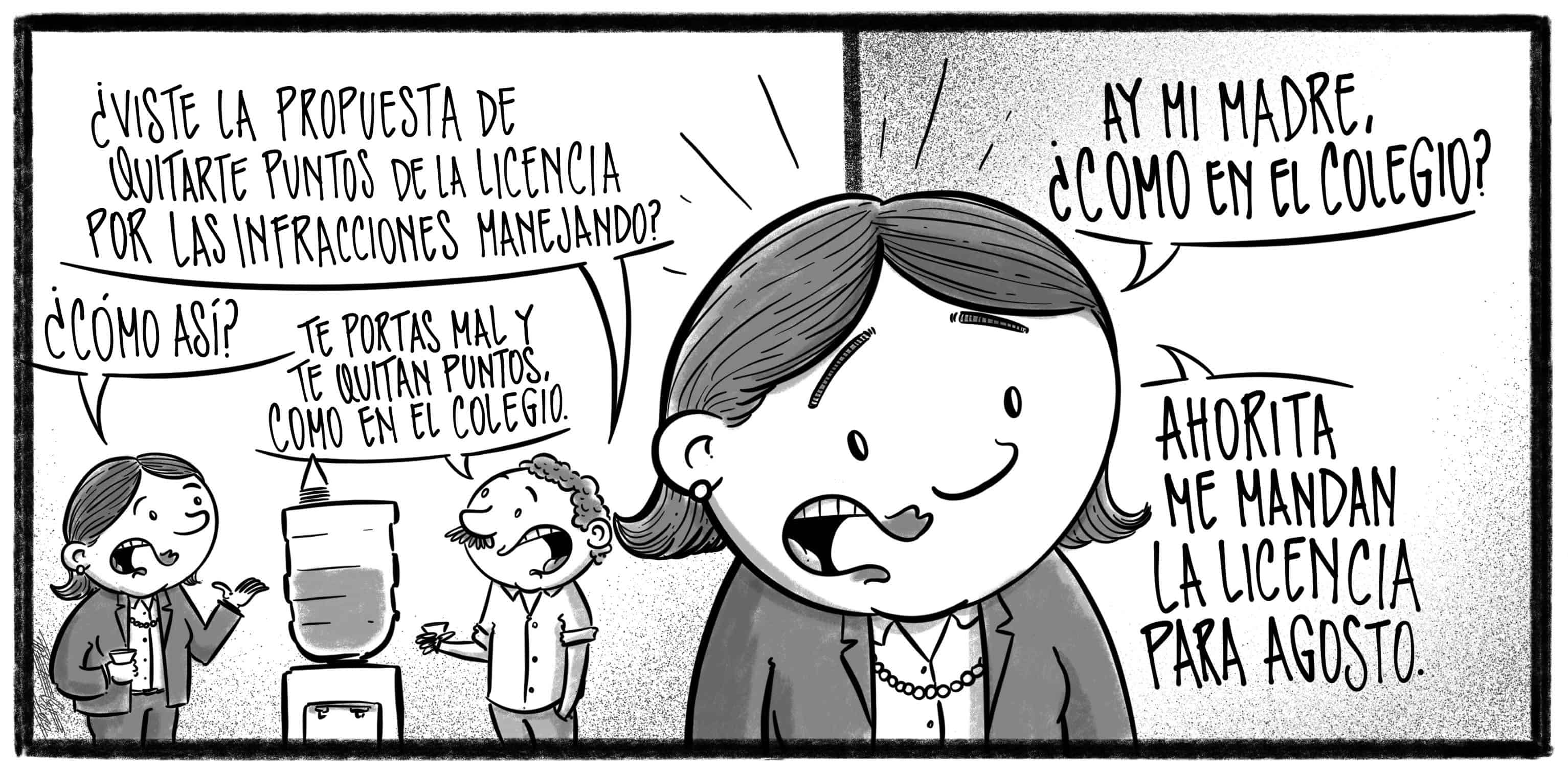 Caricatura de Noticiero Poteleche 8 abril 2022