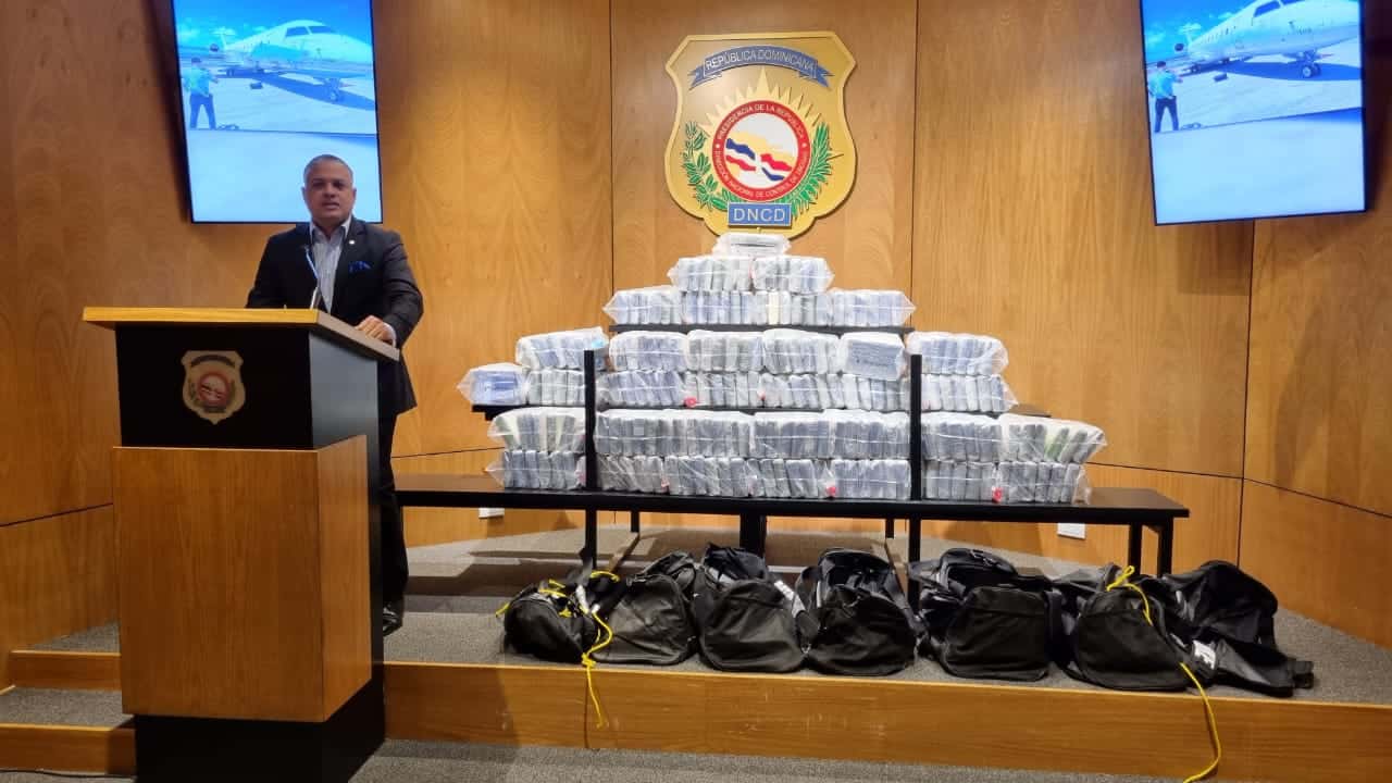 La Dirección Nacional de Control de Drogas confirmó que se trata de 209 kilos de cocaína.