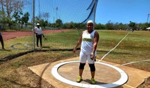 Juana De Aza conquista medalla de oro en lanzamiento del martillo en los Juegos Militares