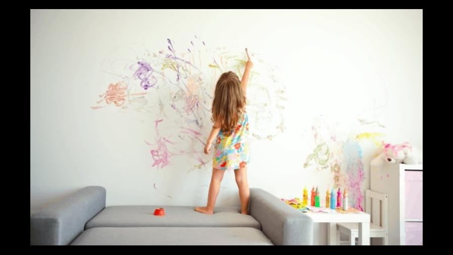 Truco para quitar manchas de crayola de las paredes Truco para quitar manchas de crayola de las paredes