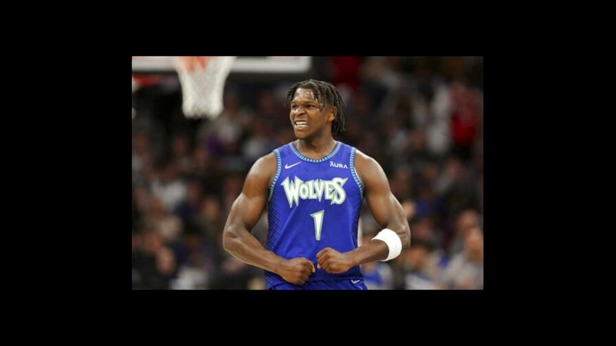 Anthony Edwards anota 49 puntos en triunfo de Wolves sobre Spurs