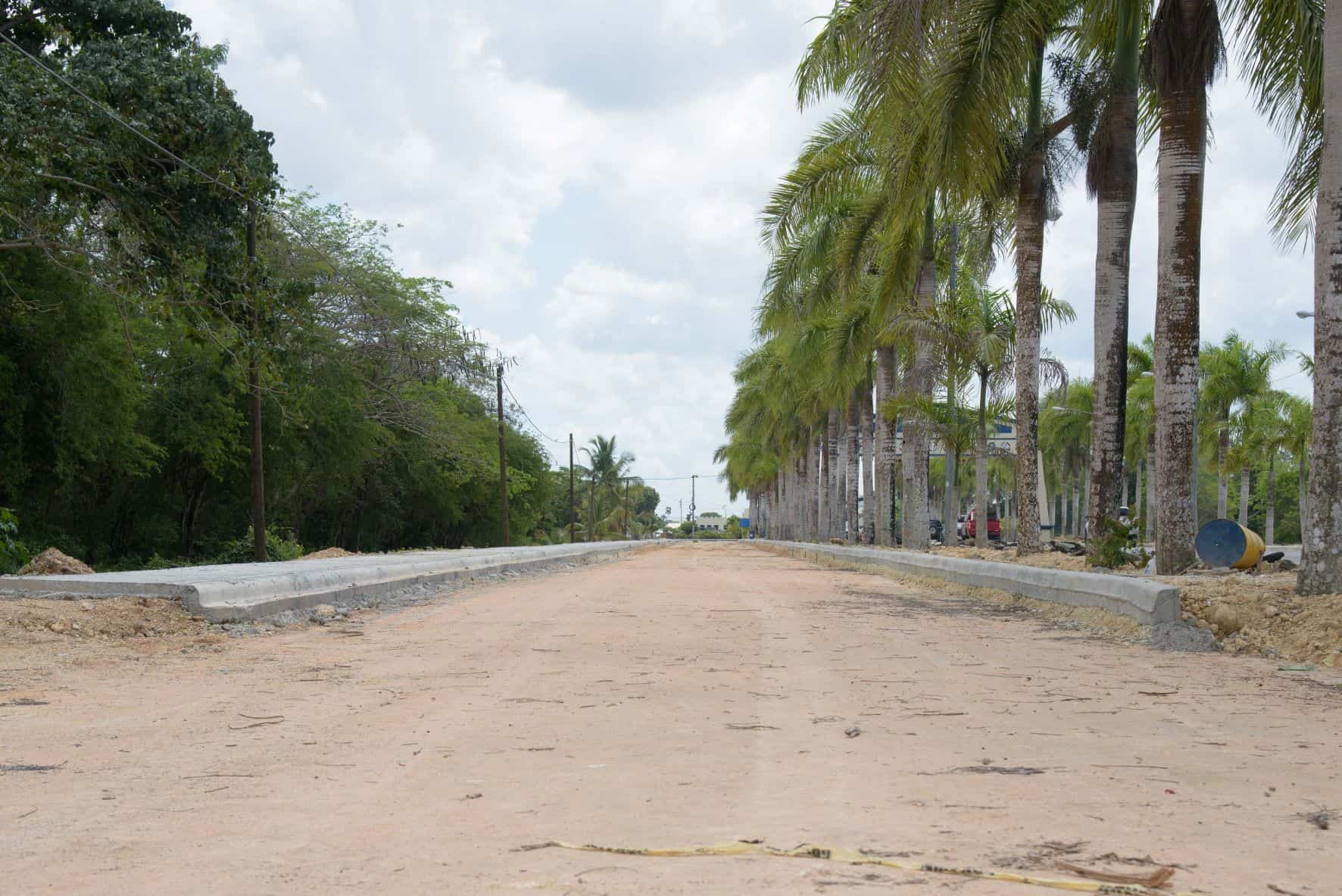 Este es el tramo desde la Avenida Hípica hasta la Base Aérea, es el mas avanzado.