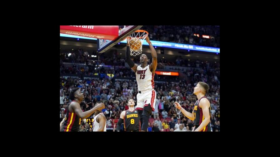 Clavada de Adebayo da victoria a Heat sobre Hawks Clavada de Adebayo da victoria a Heat sobre Hawks