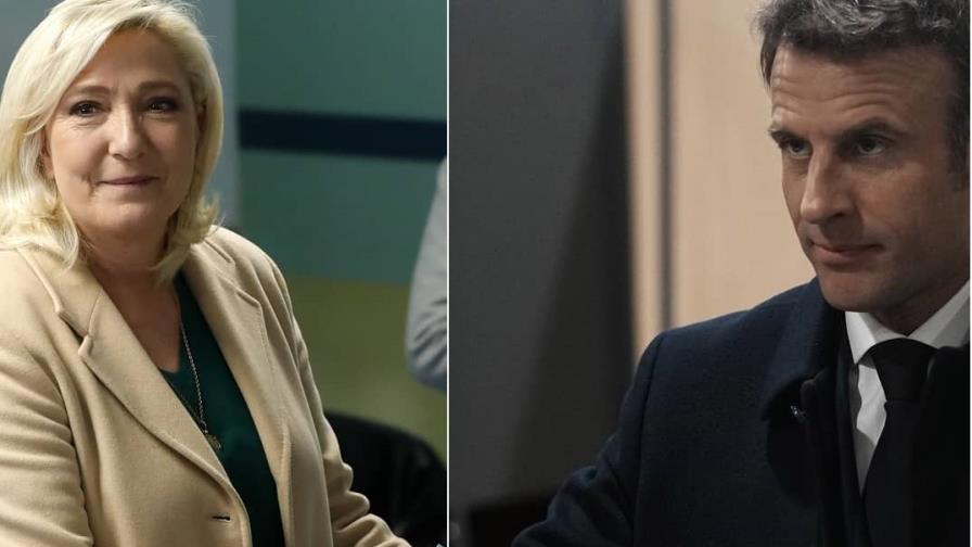 Macron y Le Pen empatados en presidenciales, según primer sondeo a pie de urna