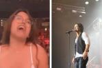 La fan de Ricardo Arjona que se quitó la ropa durante su concierto