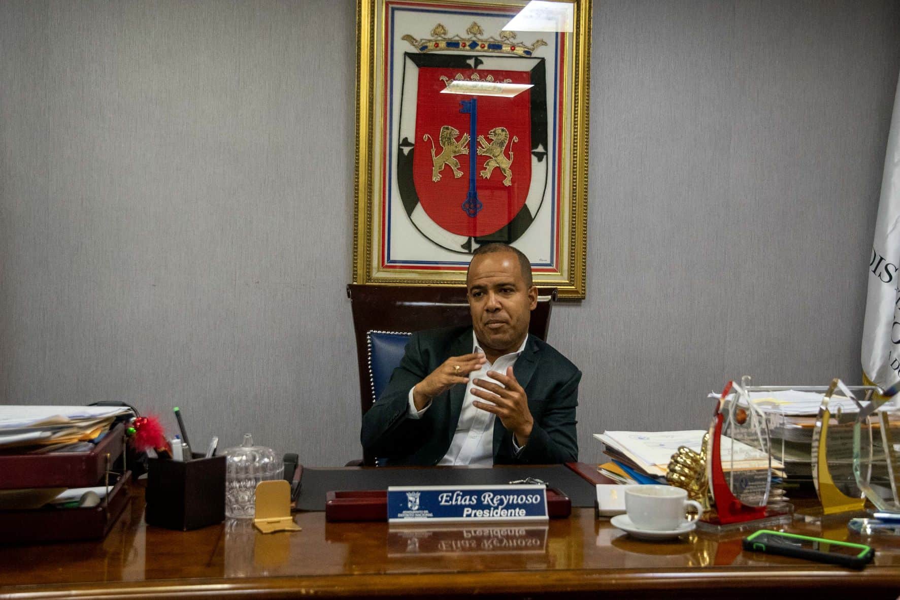 Elías Reynoso, presidente del Concejo de regidores