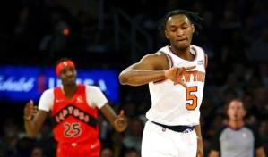 Knicks cierran una decepcionante campaña con triunfo sobre Raptors