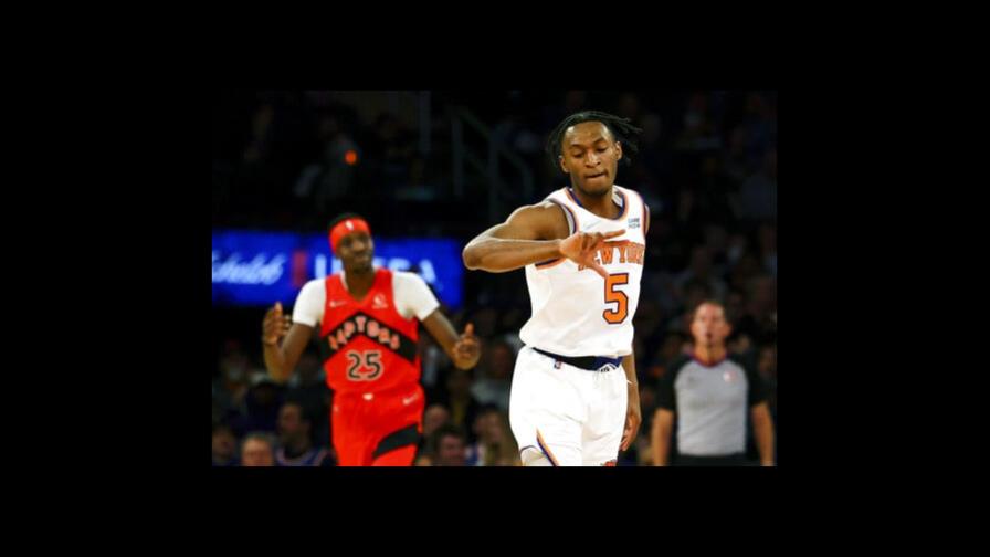 Knicks cierran una decepcionante campaña con triunfo sobre Raptors Knicks cierran una decepcionante campaña con triunfo sobre Raptors