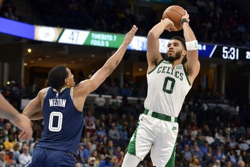 Celtics derrota a Grizzlies y termina como segundo en el Este; Horford anota 13