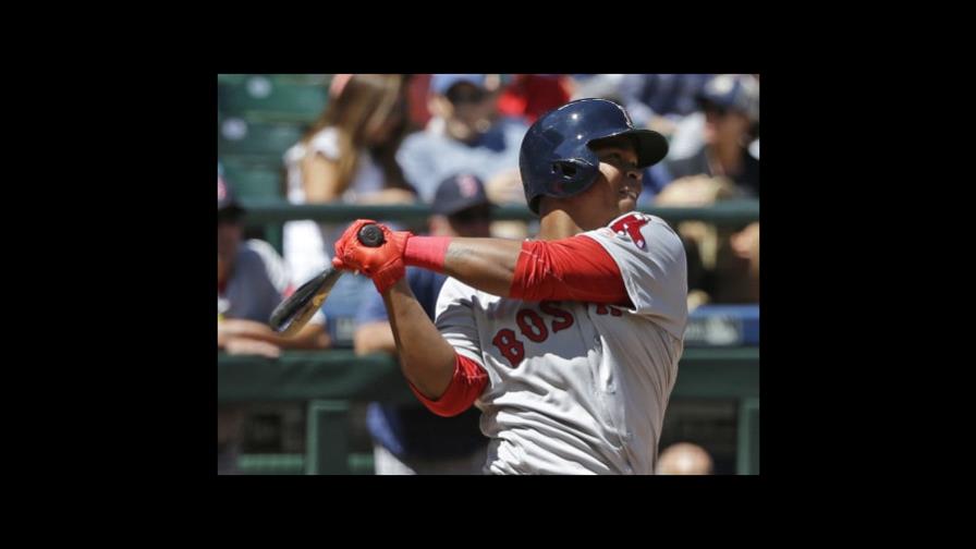 Hit de Rafael Devers encamina victoria de Medias Rojas ante Tigres de Detroit