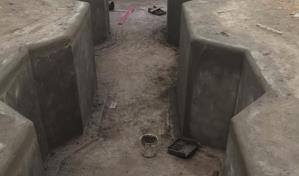 Proceso de la fosa del pabellón de gimnasia está a la espera de su conclusión