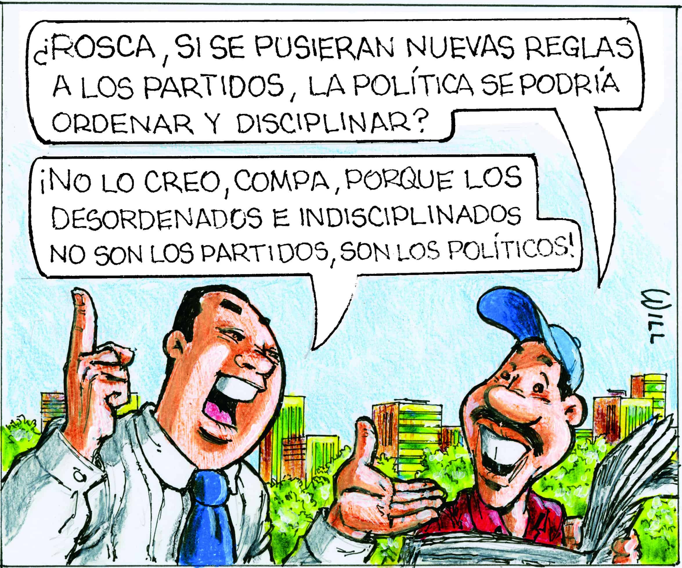 Caricatura de Rosca Izquierda 14 abril 2022